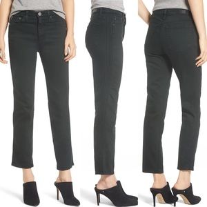 • AG • Isabelle Pintucked Straight Leg Jeans Ivy